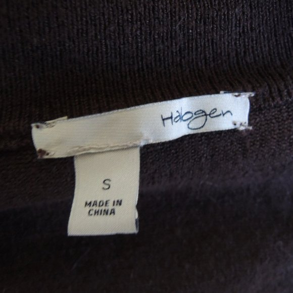 Halogen Brown Viscose Knit Knot Front Sweater S - Picture 7 of 8